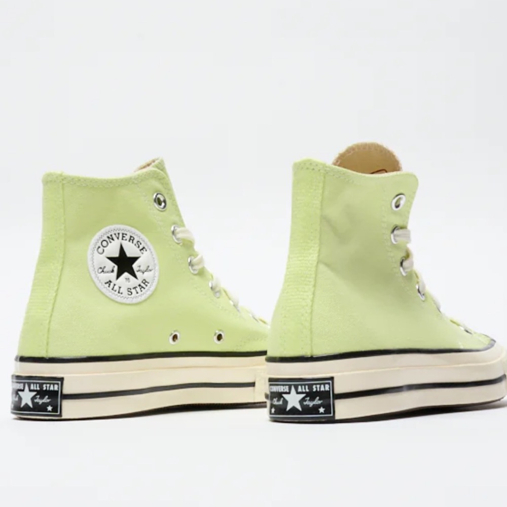NEW| Converse Unisex Chuck Taylor All Star 70 High Top Sneaker In Citron - Picture 4 of 9